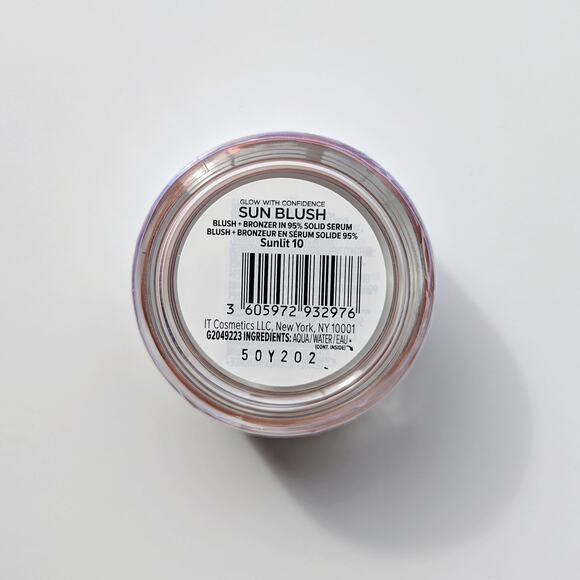 It Cosmetics Glow With Confidence Sun Blush Sunlit 10 0.63 oz (full size) - Picture 2 of 3